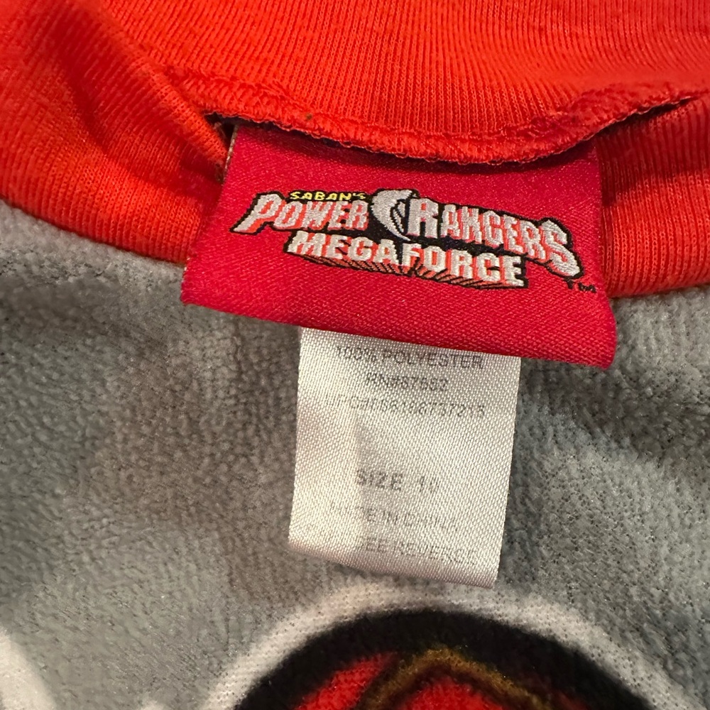 Power Rangers Pajama Set- Size 10 - Picture 5 of 5
